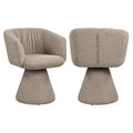 Esszimmerstuhl Madeline mocca chunky swivel