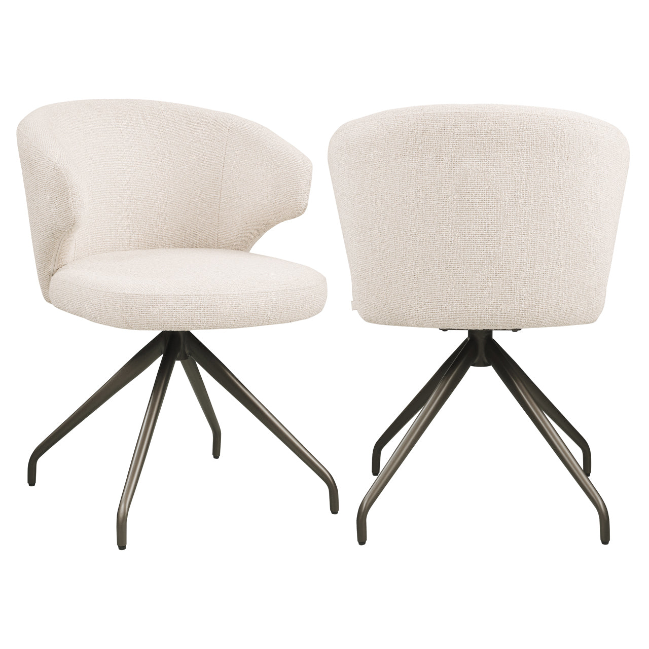 Esszimmerstuhl Milly biscotti swivel