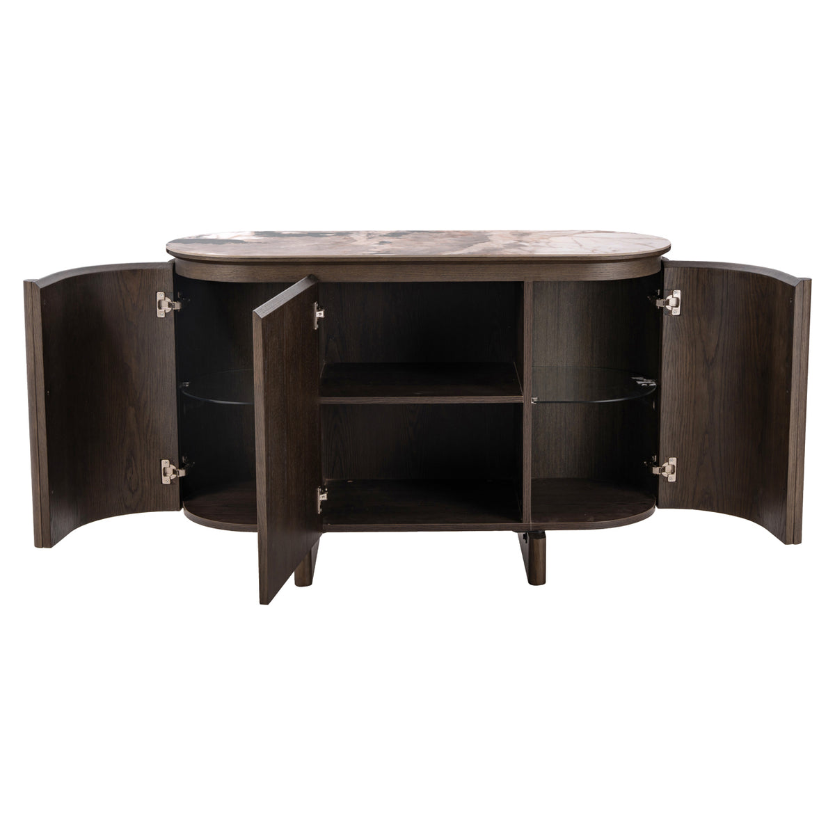 Sideboard Langford brown 3-doors