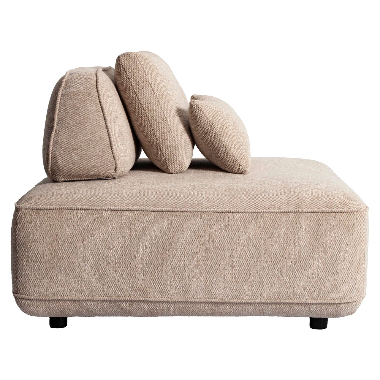 Sofa Tudor natural boldweave 1-seater movable backrest