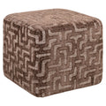 Hocker & Fußbank Ciela brown labyrinth