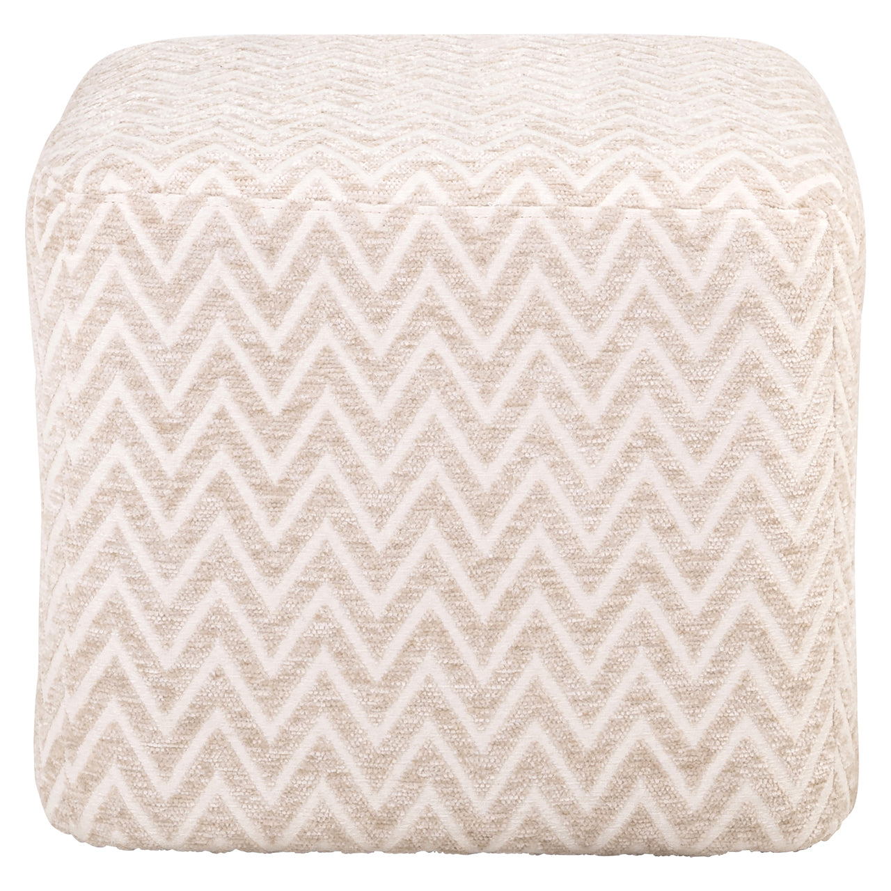 Hocker & Fußbank Ciela beige chevron