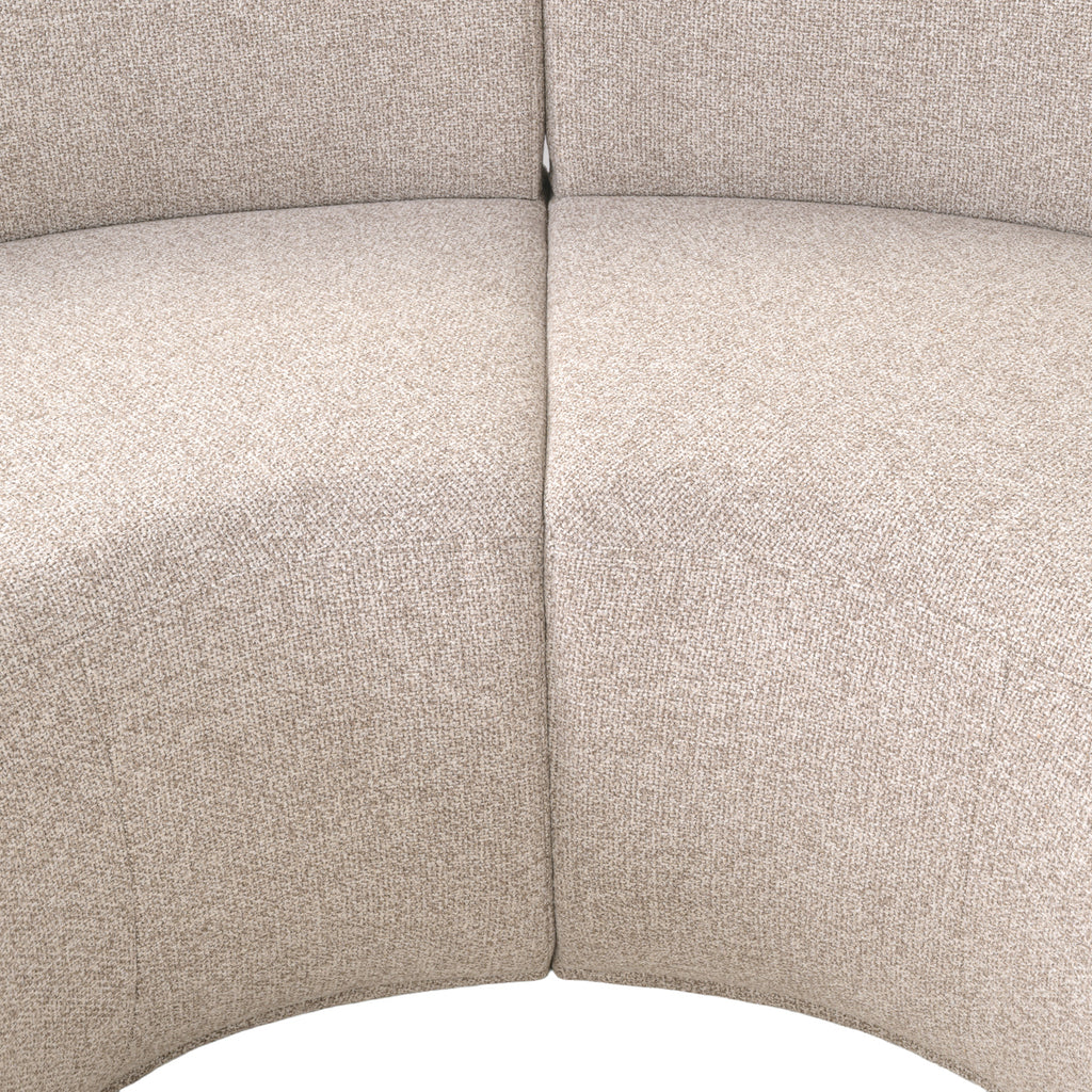 Sitzbank Sorrobon cayenne brown round (Set of 2)