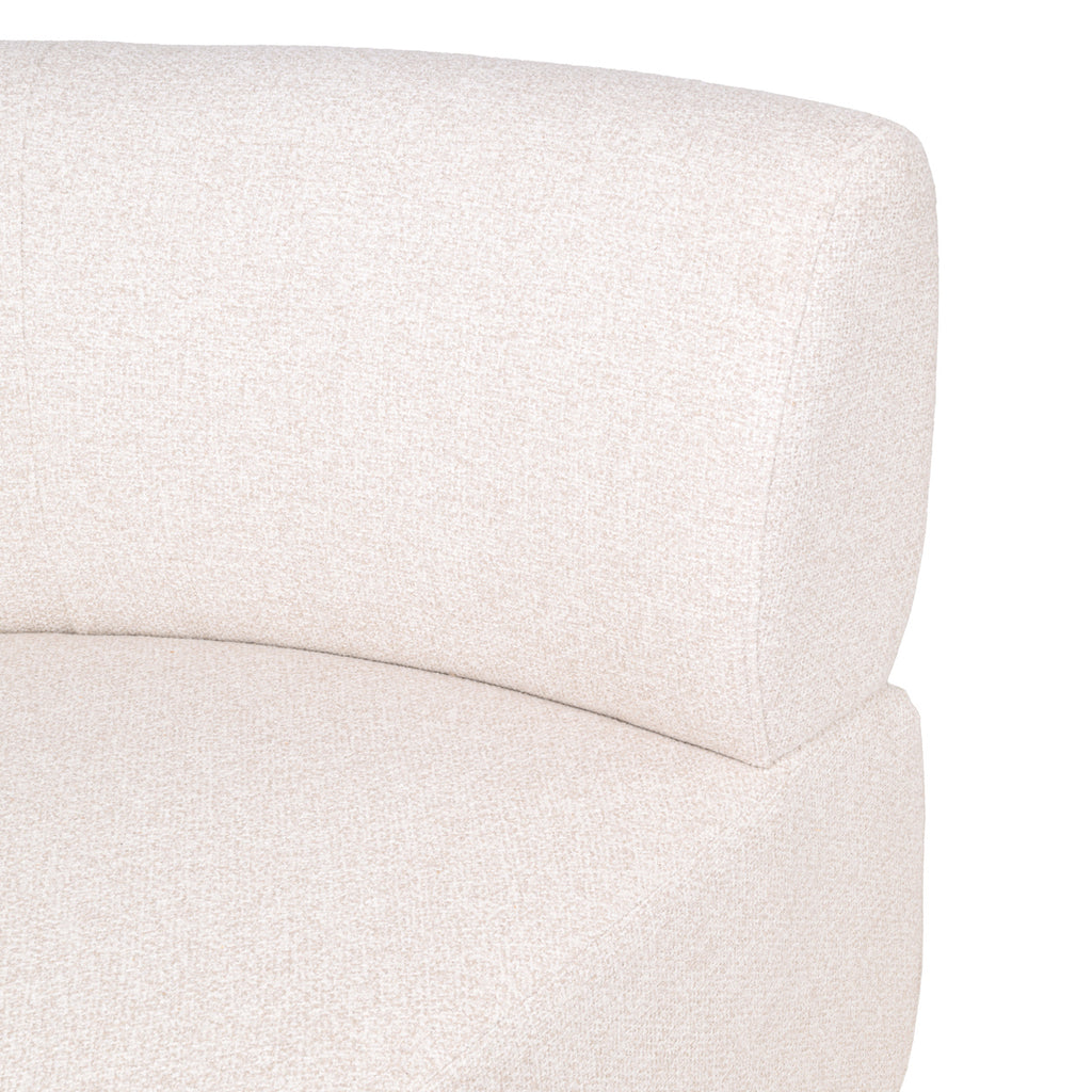 Sitzbank Sorrobon customized round - fully upholstered