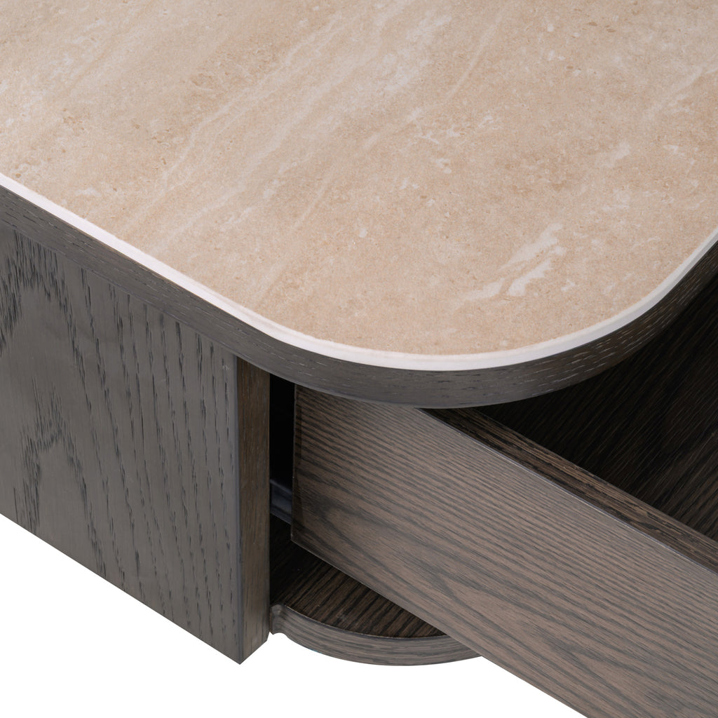 Nachttisch Nando brown