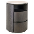 Nachttisch Nando brown 2-drawers