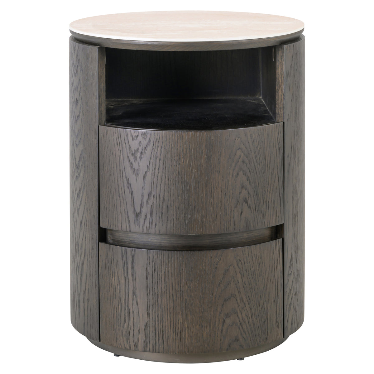 Nachttisch Nando brown 2-drawers
