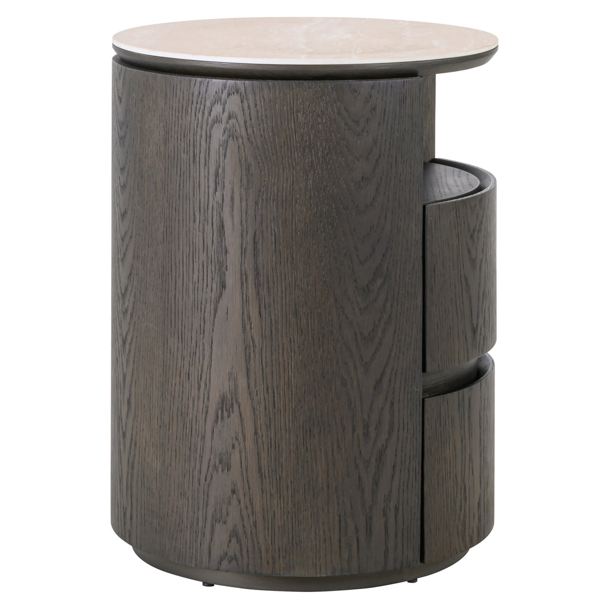 Nachttisch Nando brown 2-drawers