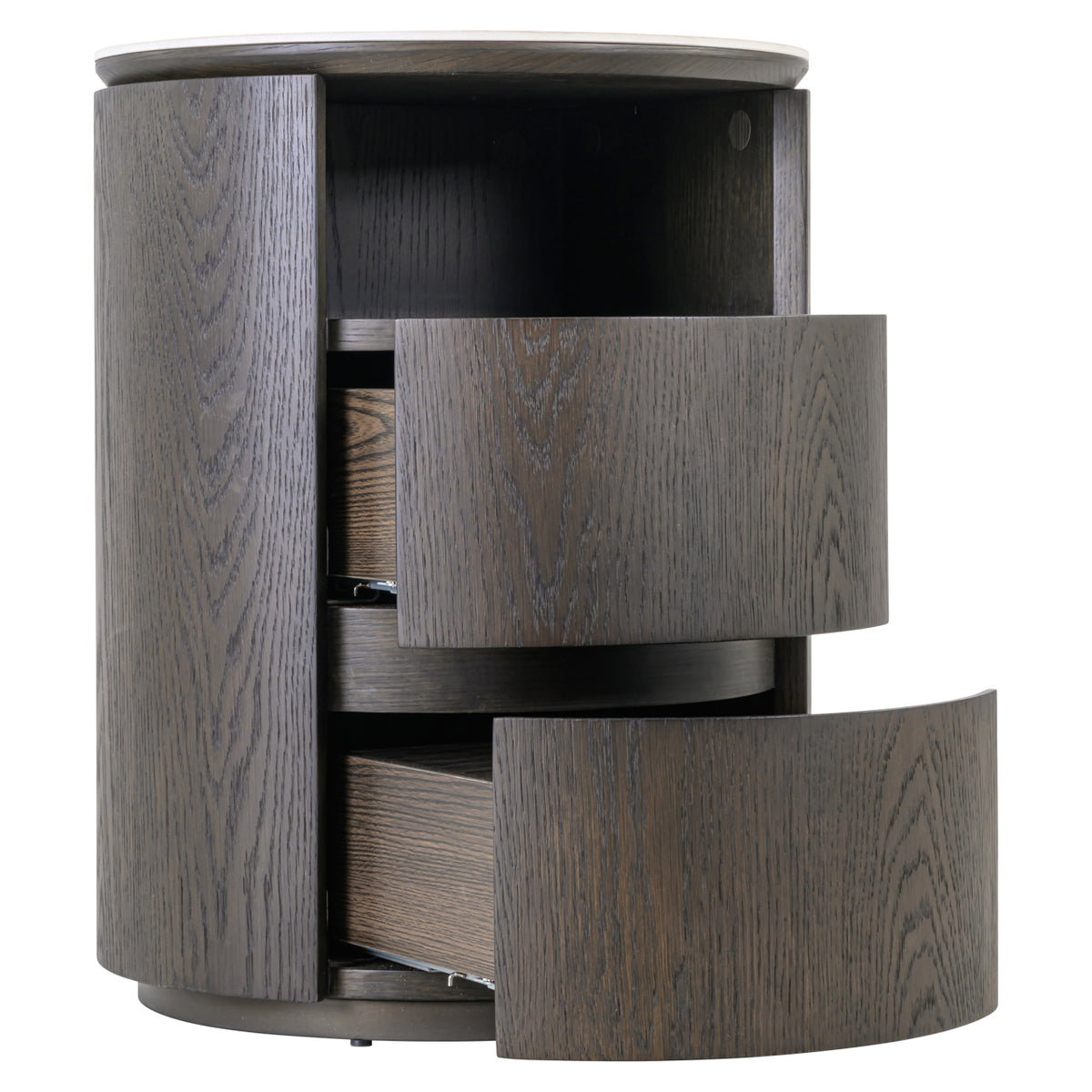 Nachttisch Nando brown 2-drawers