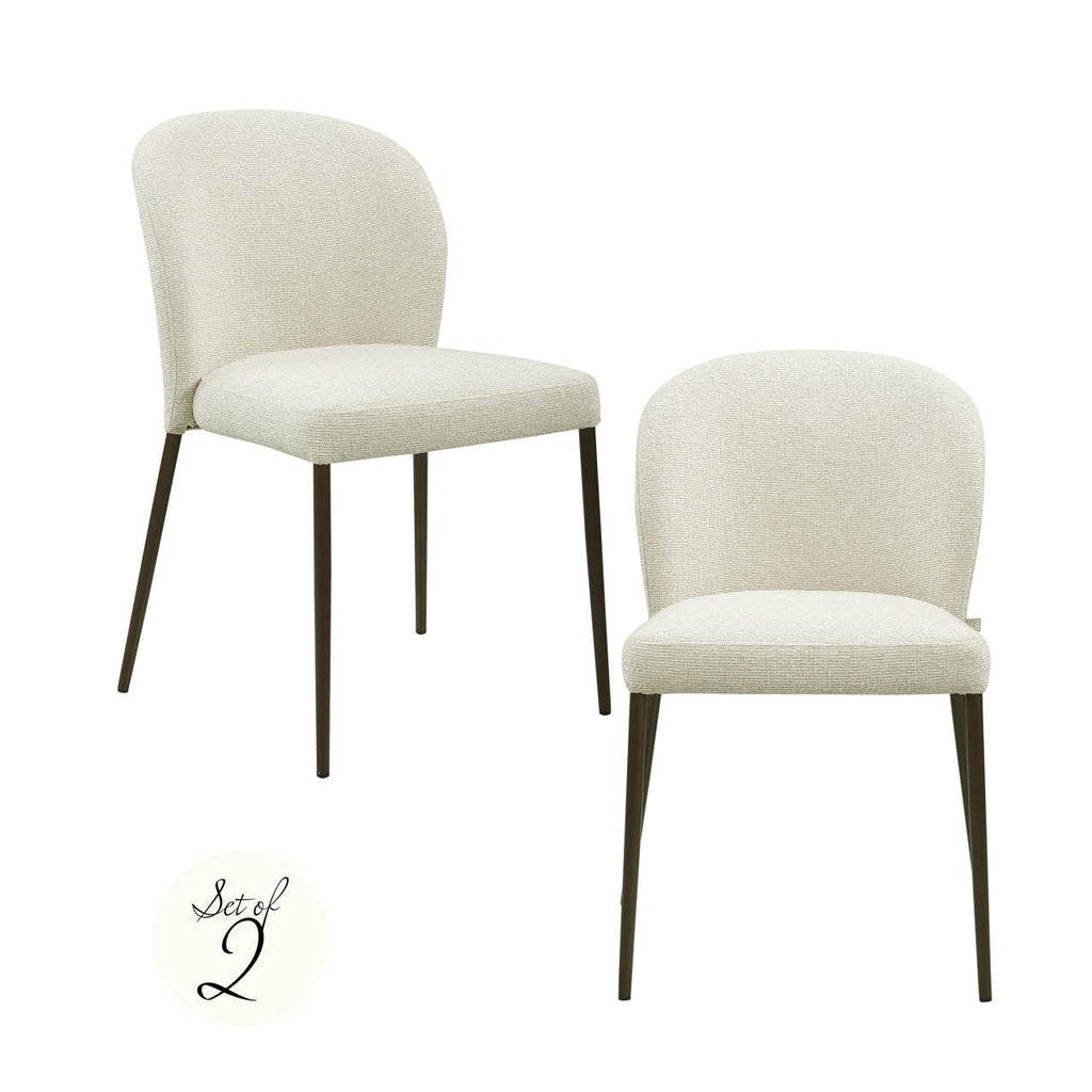 Esszimmerstuhl Stacker  biscotti fire retardant (Set of 2)