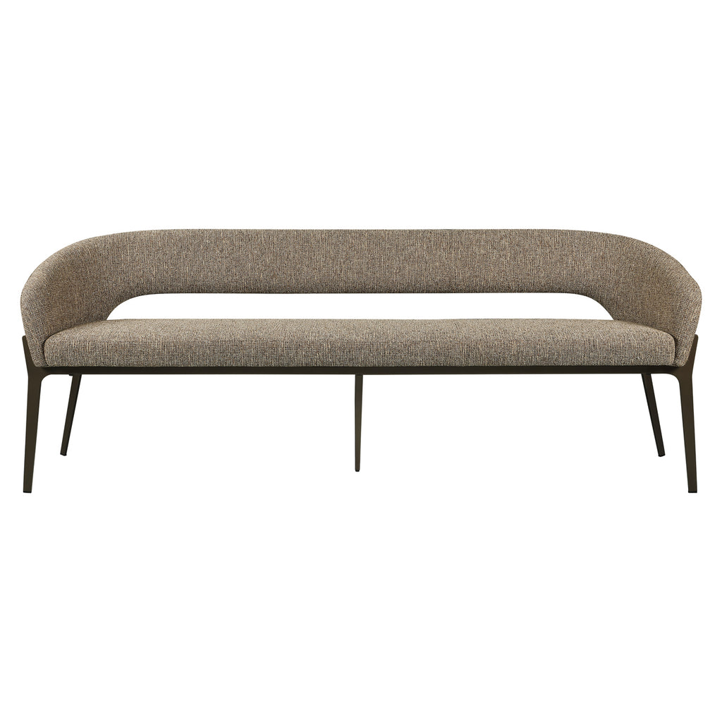 Sitzbank Kenzi brown tweed