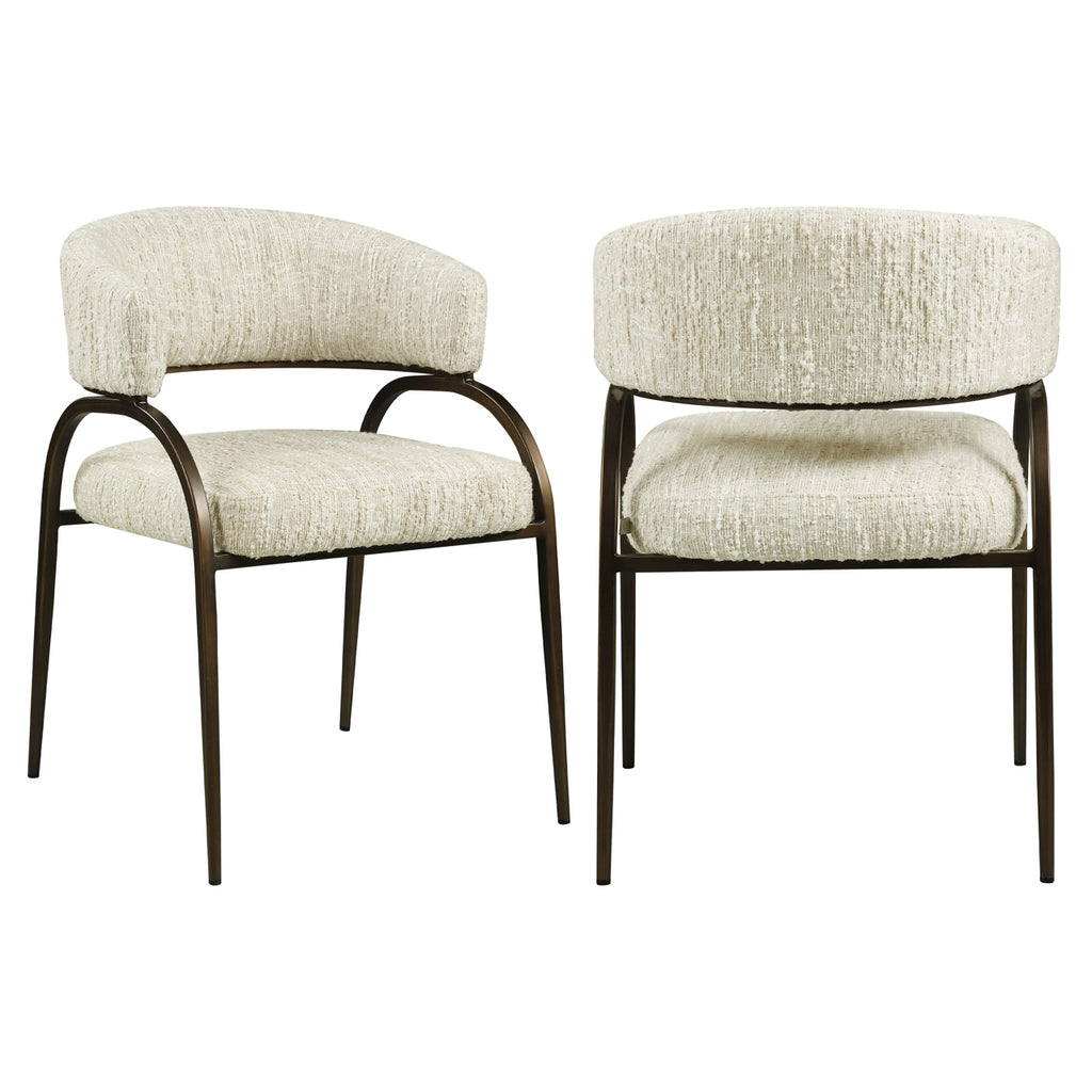 Esszimmerstuhl Charda  beige angora