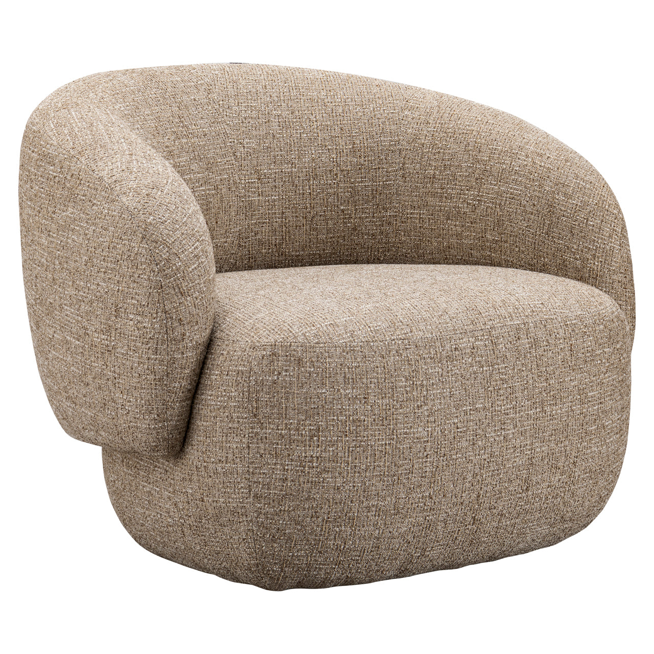 Lounge Stuhl Milano sand tweed fire retardant