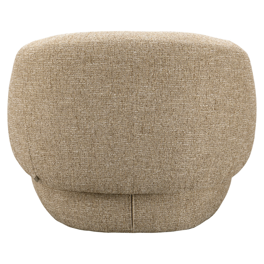 Lounge Stuhl Milano sand tweed fire retardant