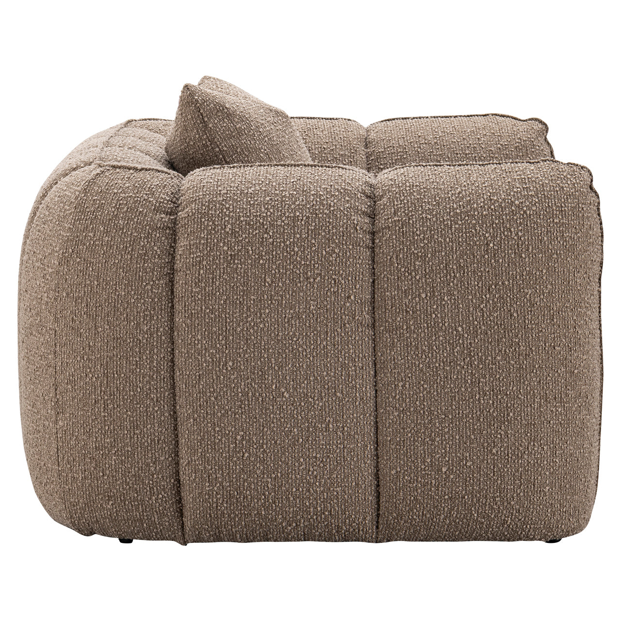 Lounge Stuhl Hogan mocca chunky fire retardant