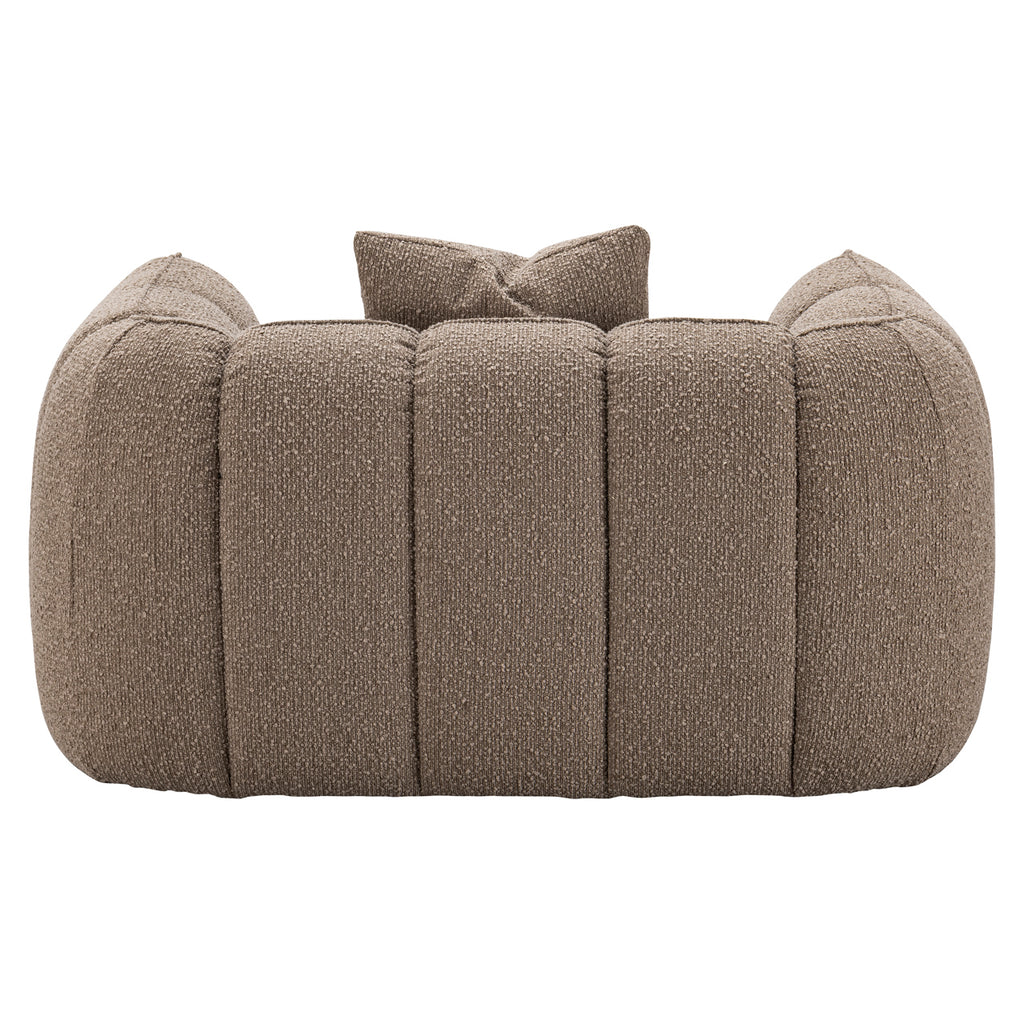 Lounge Stuhl Hogan mocca chunky fire retardant