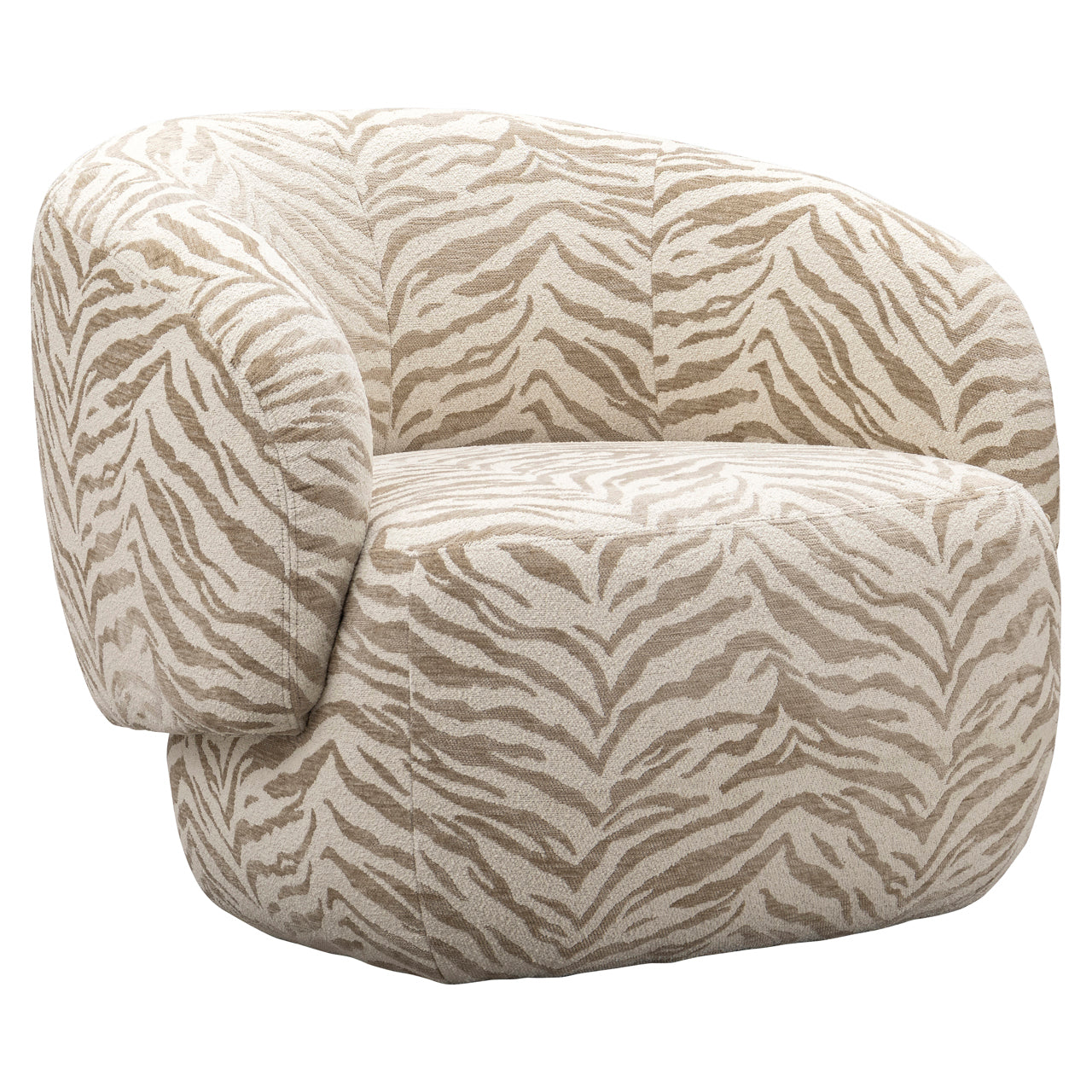 Lounge Stuhl Milano beige tiger