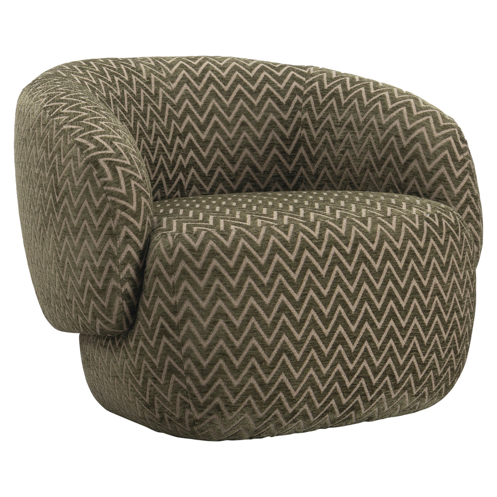 Lounge Stuhl Milano moss chevron
