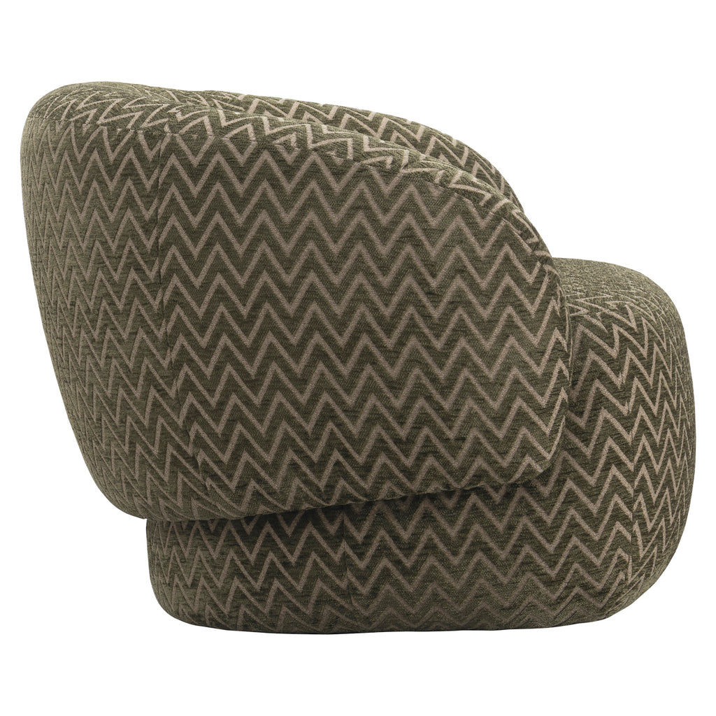 Lounge Stuhl Milano moss chevron