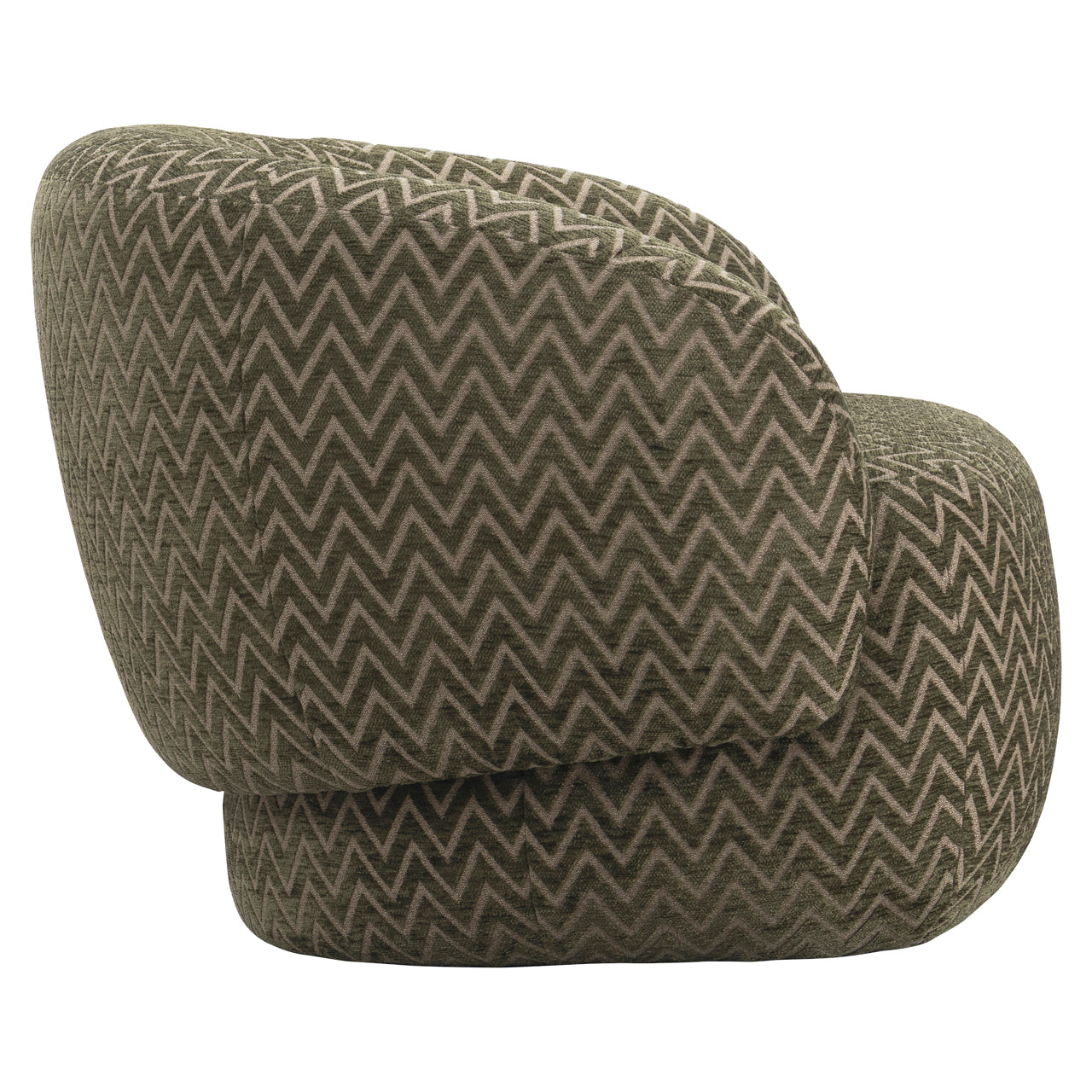 Lounge Stuhl Milano moss chevron