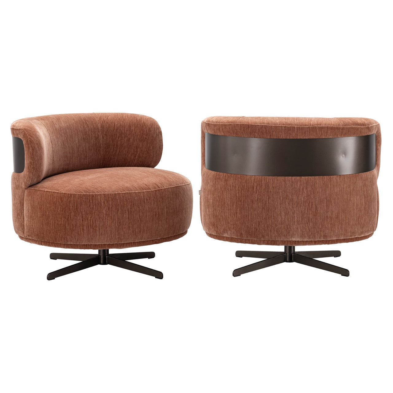 Lounge Stuhl Lauren be straight mocha mousse