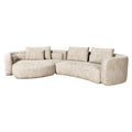 Sofa Angusto natural softweave lounge left