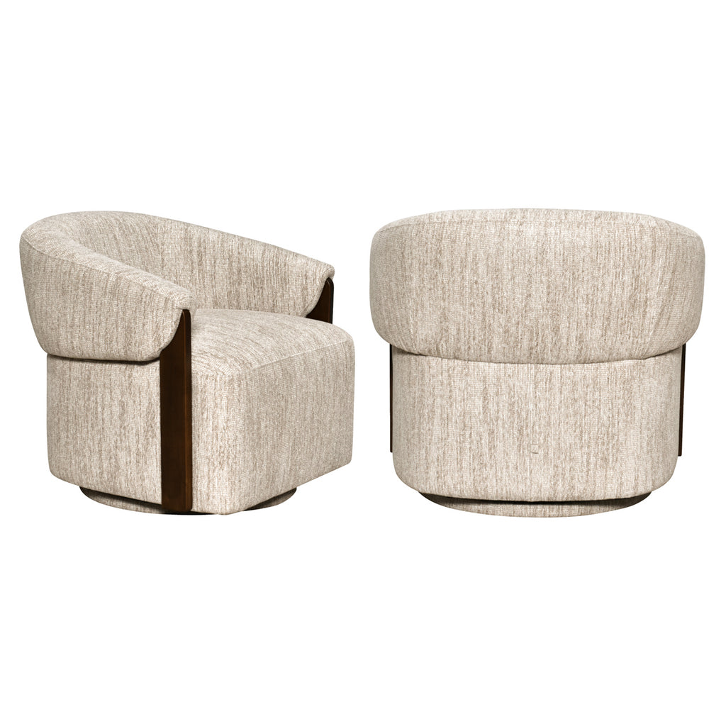 Lounge Stuhl Marina natural softweave swivel fire retardant