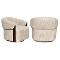 Lounge Stuhl Marina natural softweave swivel fire retardant