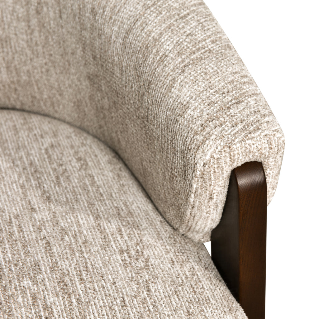 Lounge Stuhl Marina natural softweave swivel fire retardant