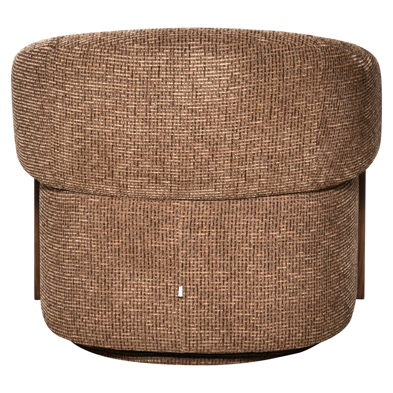 Lounge Stuhl Marina brown blockweave swivel fire retardant