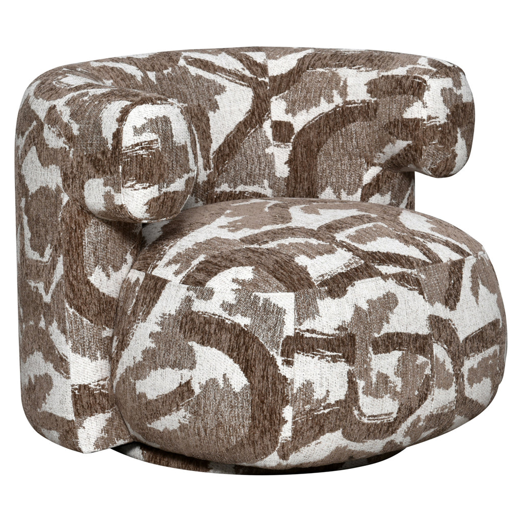 Lounge Stuhl Talley brown nature swivel