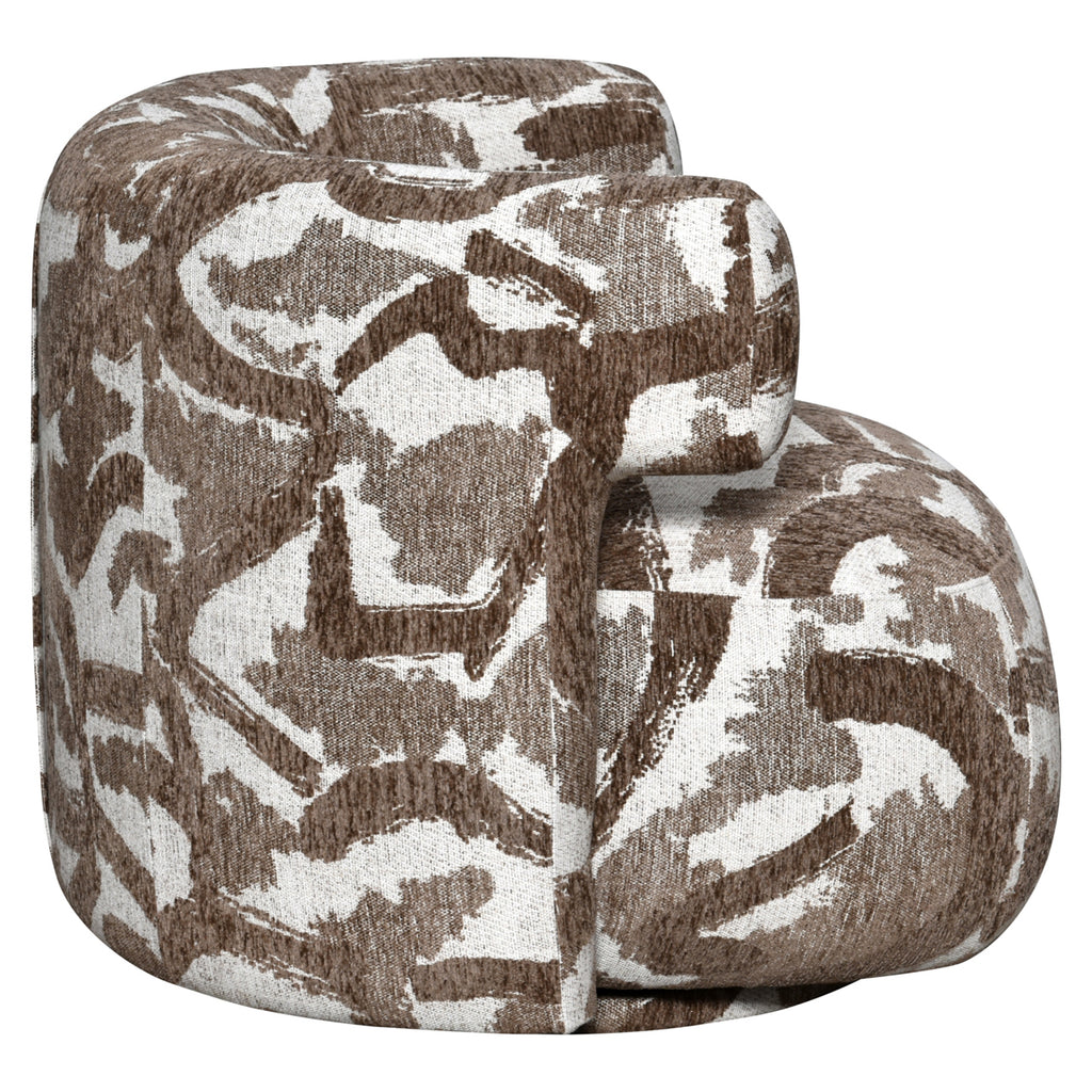 Lounge Stuhl Talley brown nature swivel