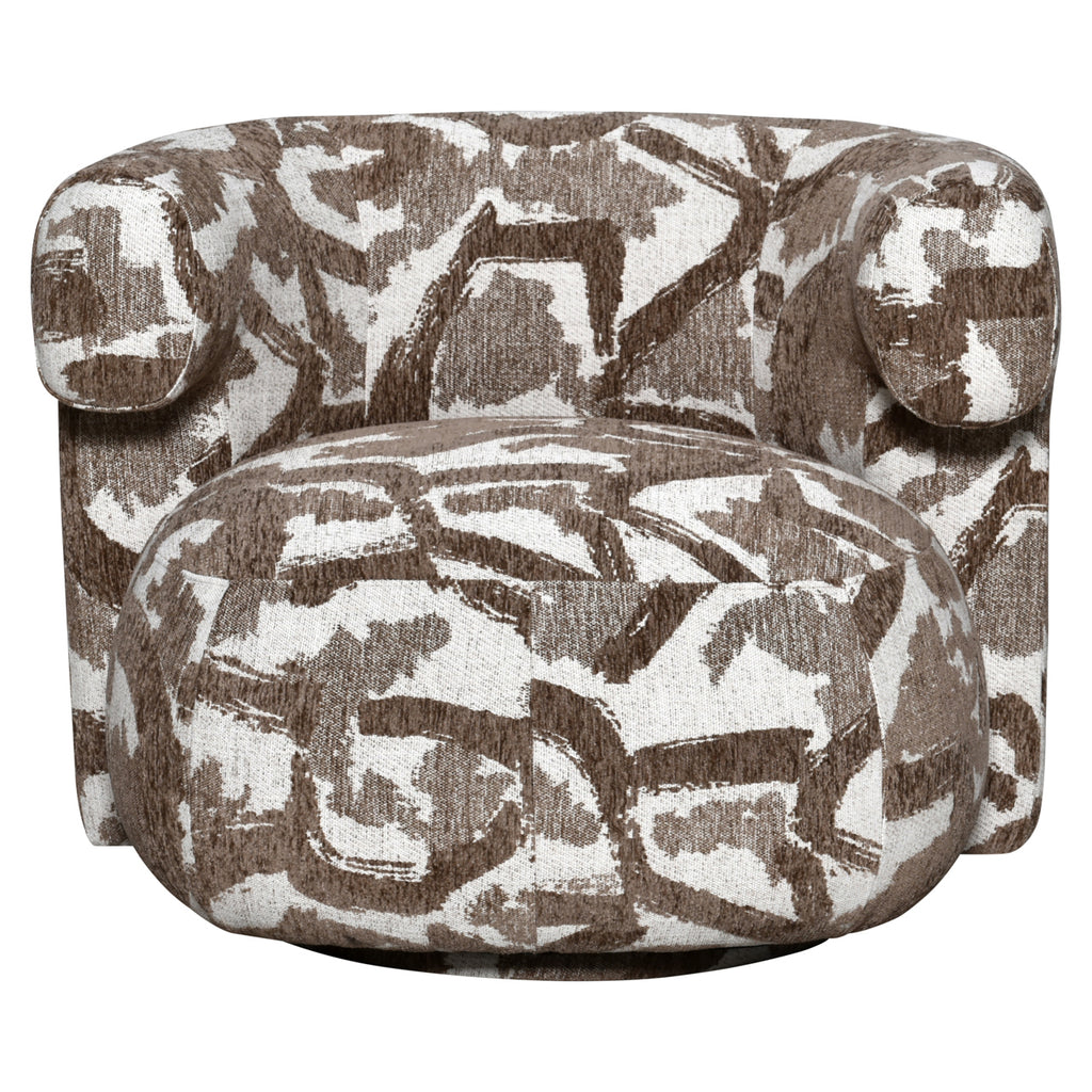 Lounge Stuhl Talley brown nature swivel