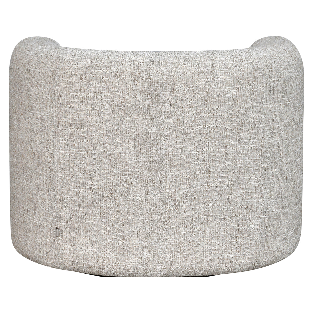Lounge Stuhl Talley cream tweed swivel