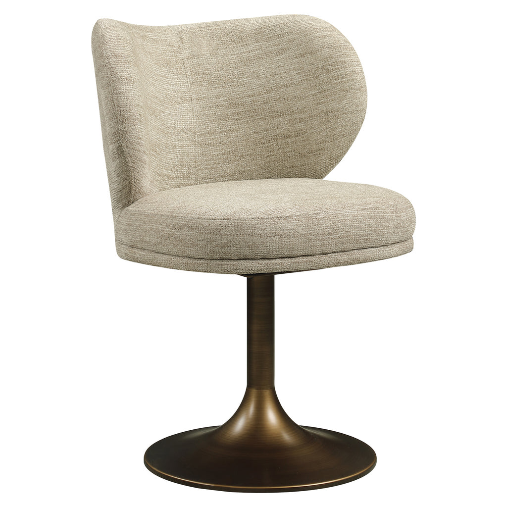 Esszimmerstuhl Amely natural softweave swivel