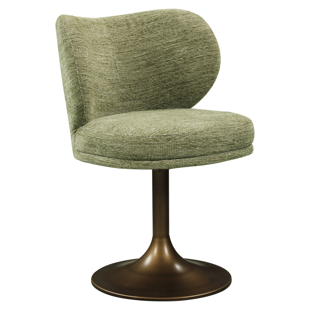 Esszimmerstuhl Amely pistache softweave swivel