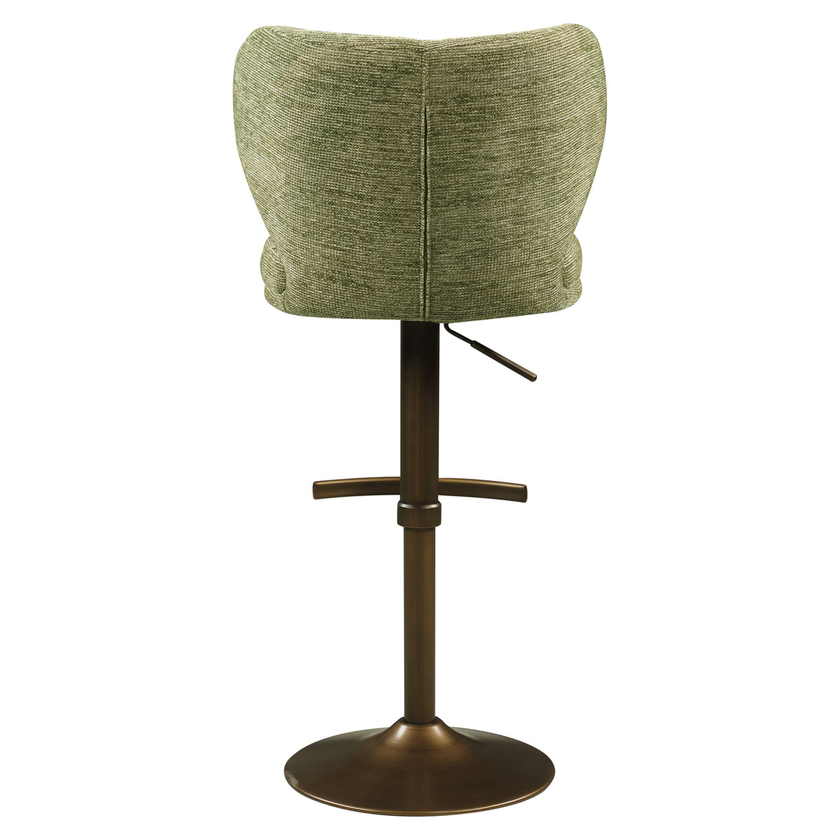 Barhocker Amely pistache softweave swivel