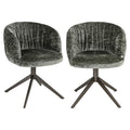 Esszimmerstuhl Cassi sage chenille swivel