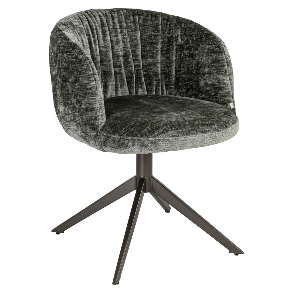 Esszimmerstuhl Cassi sage chenille swivel