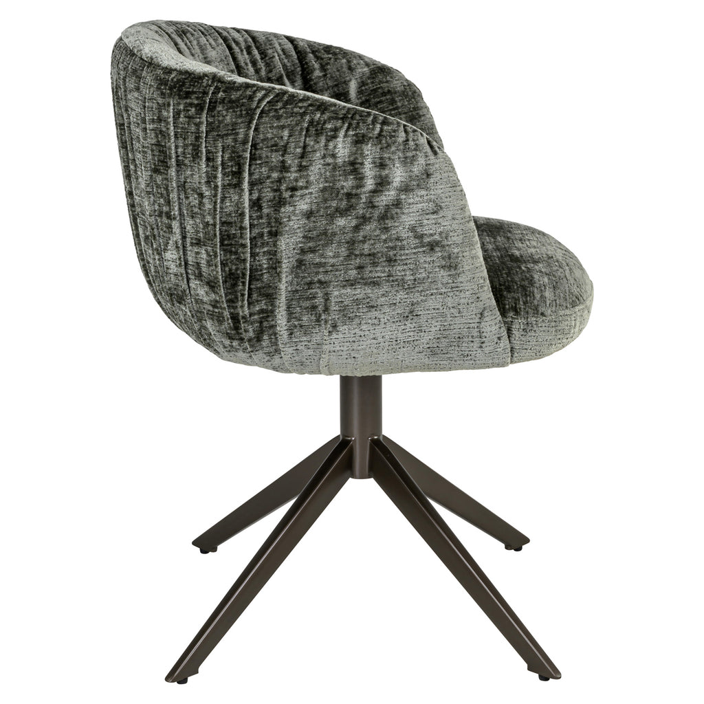 Esszimmerstuhl Cassi sage chenille swivel