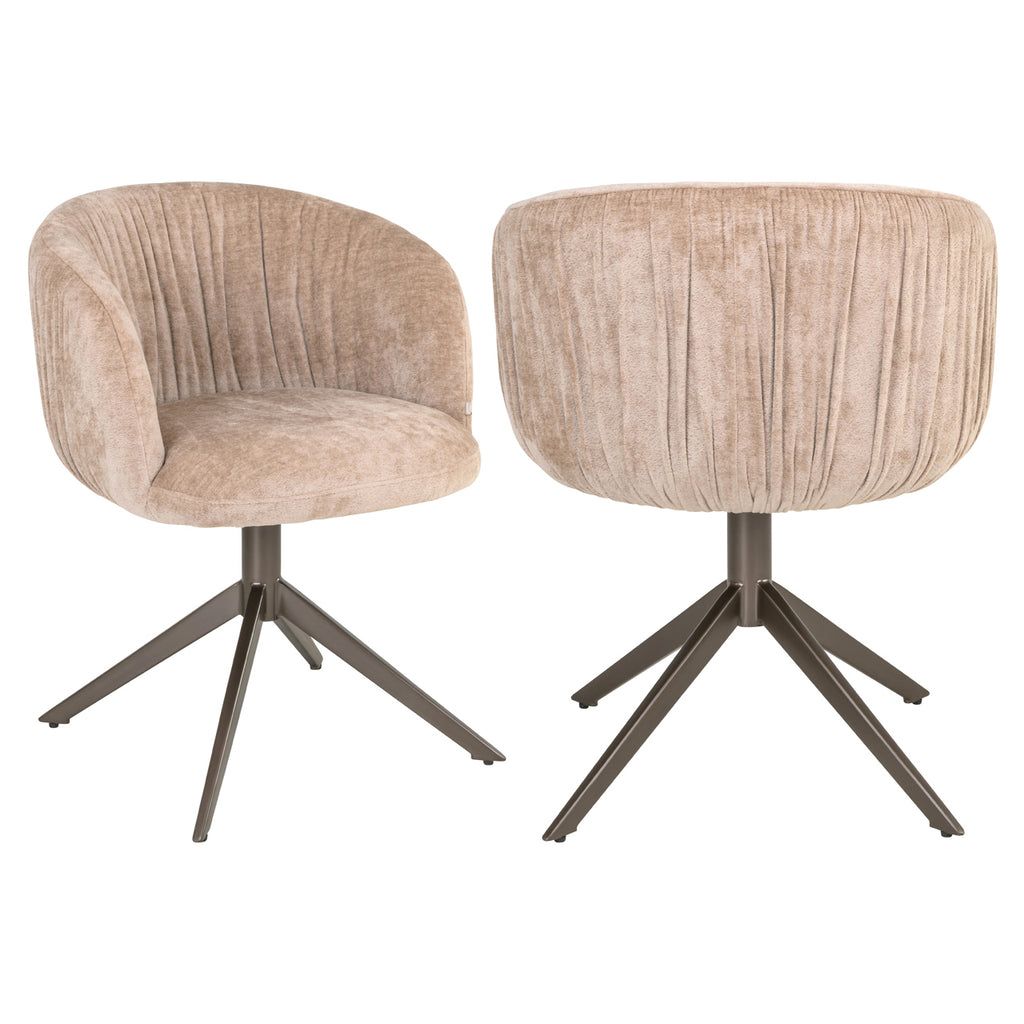 Esszimmerstuhl Cassi sand soft swivel