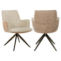 Esszimmerstuhl Chase ginger jacquard swivel