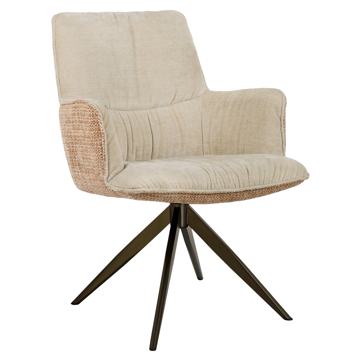 Esszimmerstuhl Chase ginger jacquard swivel