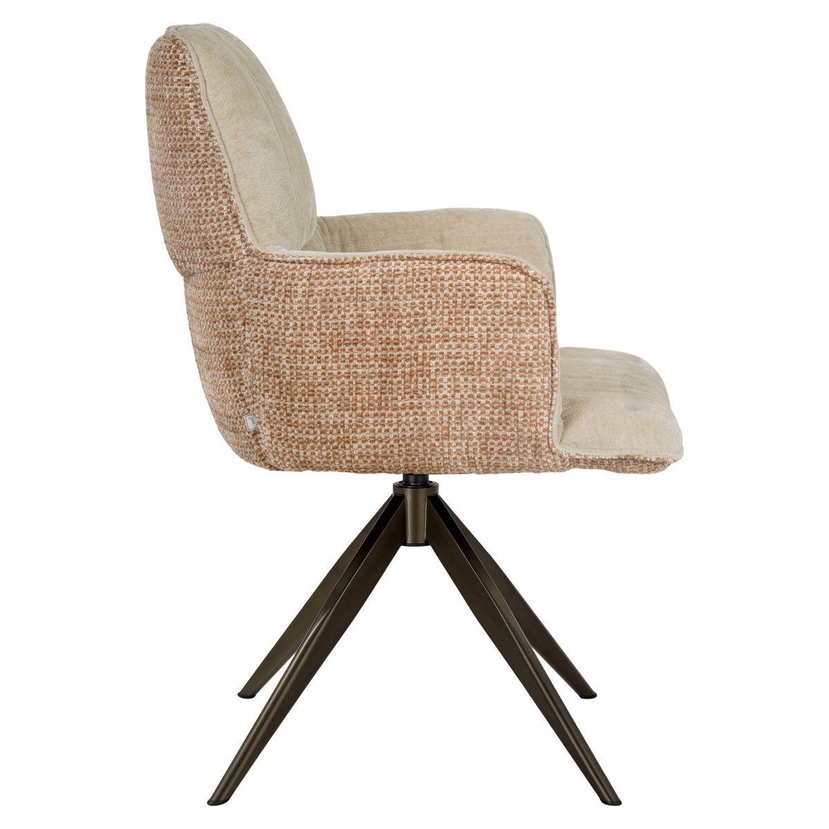 Esszimmerstuhl Chase ginger jacquard swivel