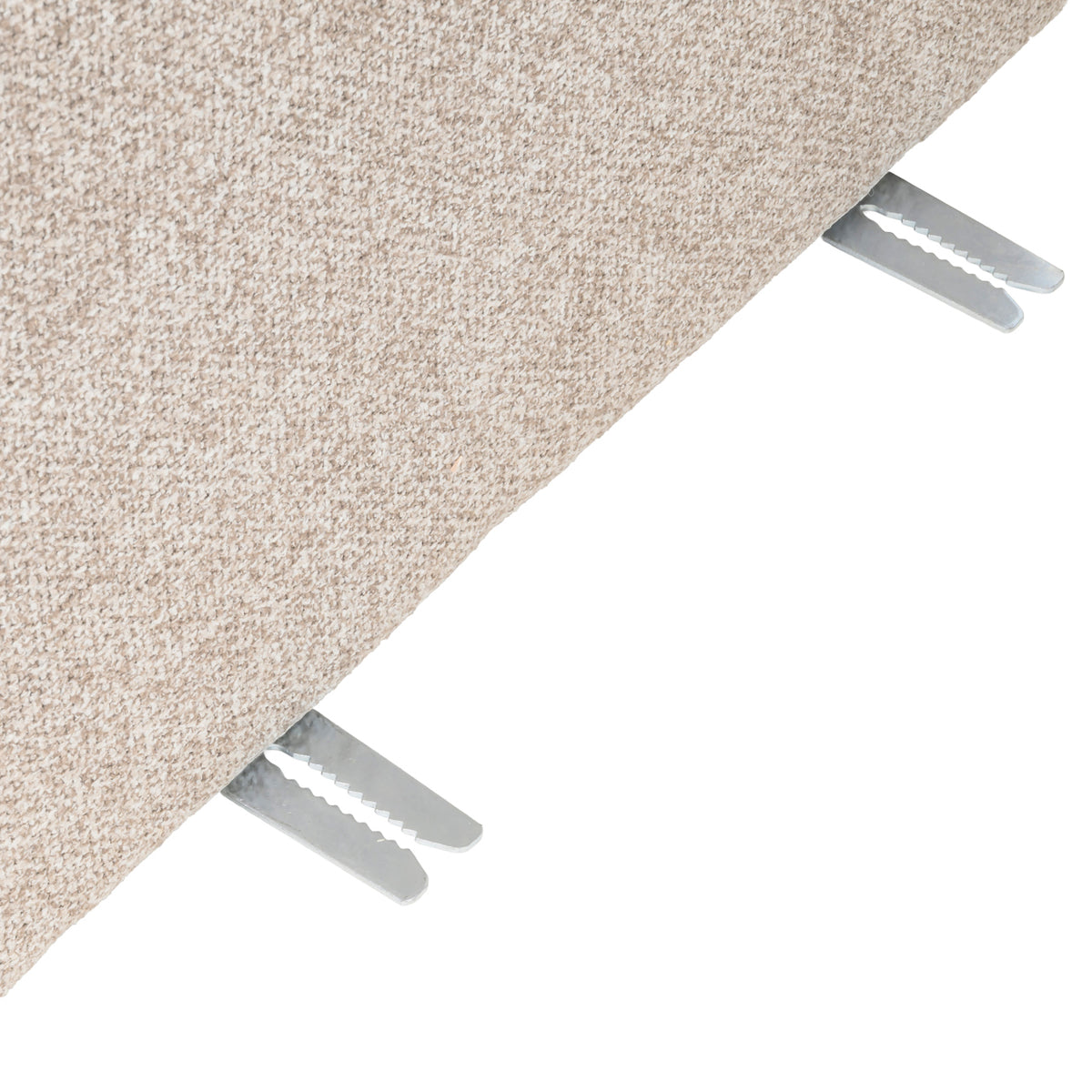 Sitzbank Landmark cayenne brown open end left straight - fully upholstered