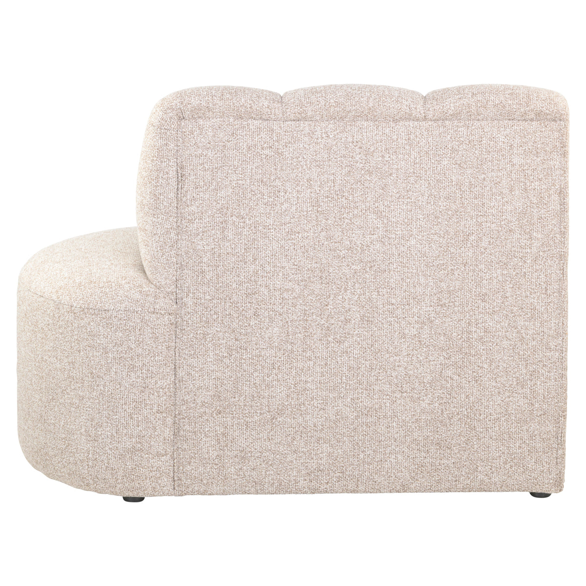 Sitzbank Landmark cayenne brown open end right straight - fully upholstered