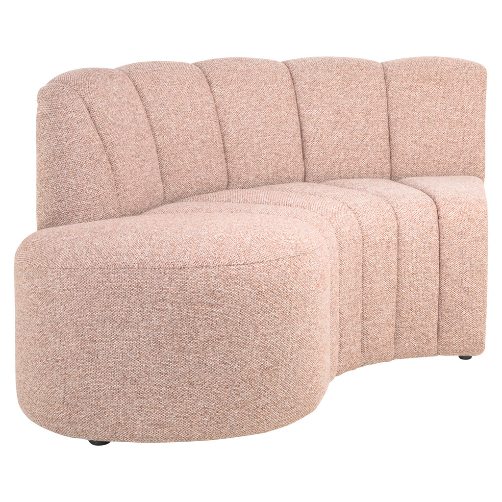 Sitzbank Landmark customized open end left round - fully upholstered