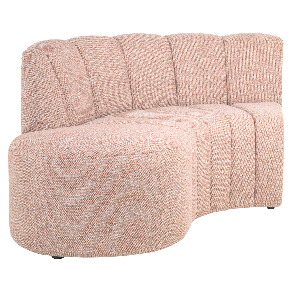Sitzbank Landmark customized open end left round - fully upholstered
