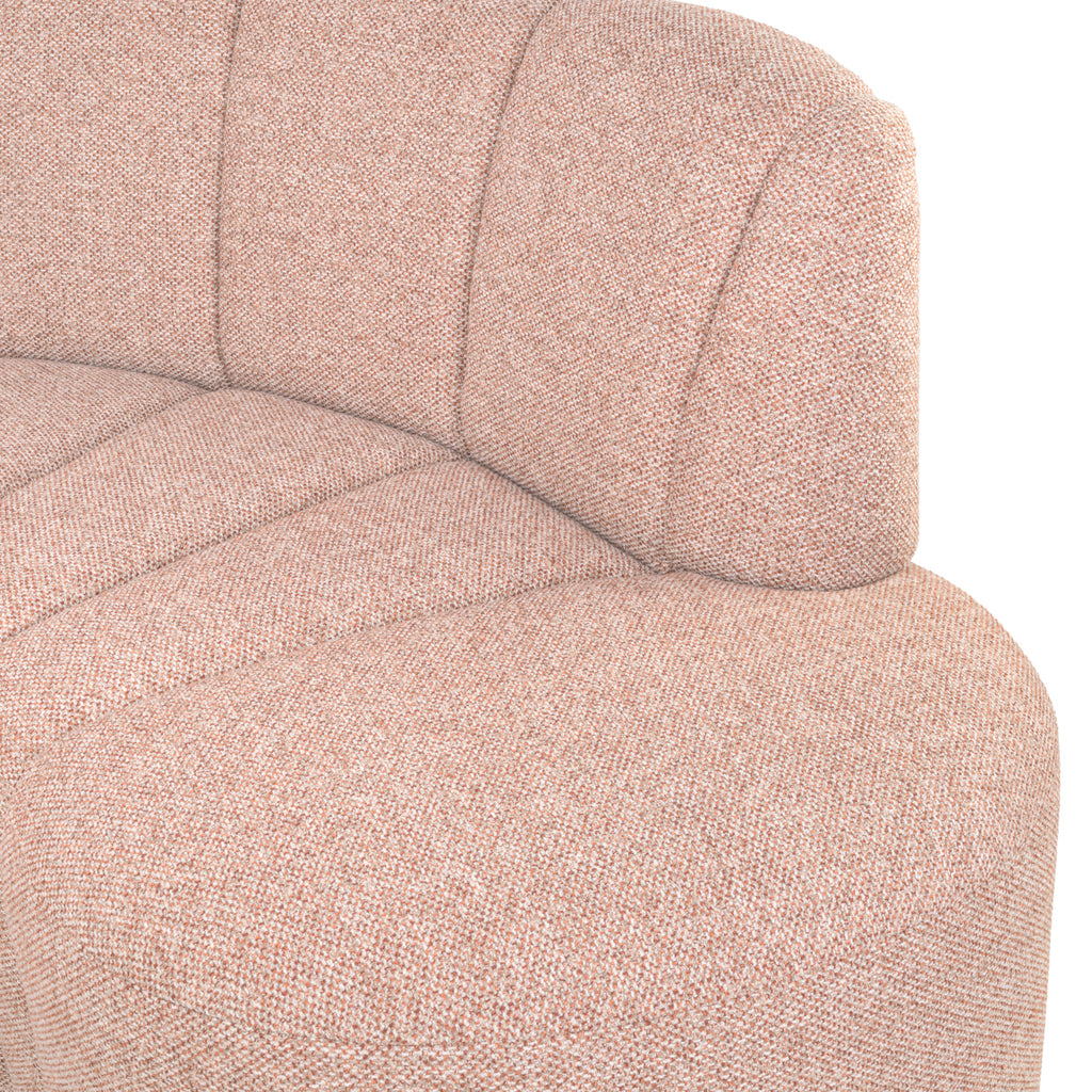 Sitzbank Landmark customized open end right round - fully upholstered