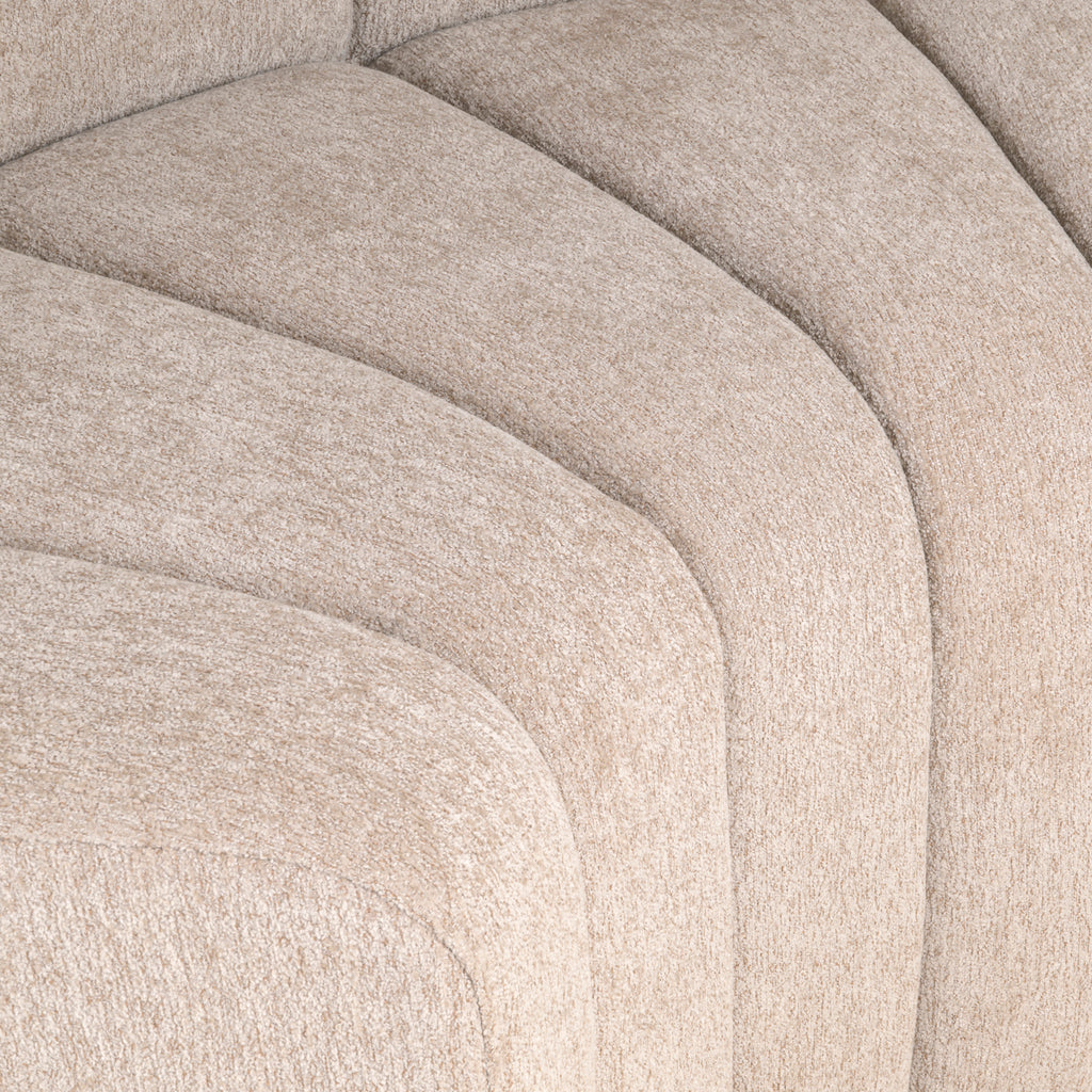 Sitzbank Landmark be easy sand corner round - fully upholstered